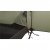 The door to the inner tent can be completely rolled away and stored in the inner pocket of the inner tent