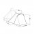 Dimensions for Robens Tipi Extension PRS