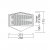 Floor plan for Robens Starlight 2 Exp tent.
