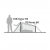 Height and ventilation for the Robens Challenger II - 2-person tent.