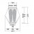 Floor plan for Robens Seeker 2 LW dome tent