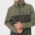 The shell jacket is windproof with tight-fitting sleeves.