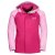 Jack Wolfskin Tucan Pink Peony shell jacket for children. Suitable for play, hiking and camping.