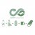 Outwell Contour Lux XL Green Camping Sleeping Bag - Outlet