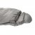 The sleeping bag has a drawstring hood