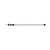 Telescopic tent pole takes up little space.