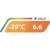 The sleeping pad is insulated to withstand temperatures of minus degrees.
