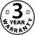 3 year warranty from Outwell