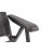 The camping chair's backrest is easy to adjust with the grip - friendly armrests.