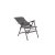 Lower the backrest on the camping chair and enjoy the sun.