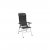 The camping chair has a wide seat.