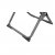 U-shaped legs and a powder-coated steel frame provide a stable chair with a maximum load of 100 kg