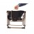 The chair is easy to carry in the integrated handle.