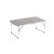 Low camping table with space for two to four people.