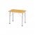 Smaller camping table for camper van, family tent or caravan.
