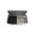Removable pot supports made of enamel-coated steel, as well as a grill plate with the dimensions 25.5 x 26.5 x 5.5 cm, are inclu