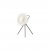 A lightweight, rechargeable fan with powerful air circulation, bright LED light, and multiple placement options.