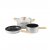 Pack-friendly larger cookware set for camping with tents, caravans and motorhomes.