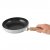 Removable soft-touch handle and ceramic non-stick surface on the frying pan.