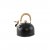 1.8 liter kettle in stainless steel with a whistle for camping with a tent, caravan or motorhome.