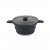 Silicone saucepan with a stainless steel base