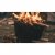 Place embers or fire on top to heat from two sides.