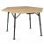 DEFA Hexagon Bamboo 120 x 70 cm Camping Table