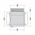 Floor plan for Outwell Cross PowerAir car tent