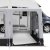The front and side panels of the awning can be removed.