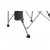 The frame is made of durable, heavy-duty steel.