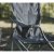 The sturdy steel frame provides stability, while wide armrests and a cup holder offer extra comfort.
