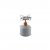 The burner attaches directly to the gas cartridge, making the cartridge the base of the stove.