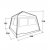 Dimensional sketch for Outwell Fastlane 300 Shelter.