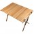 The table is assembled in a few seconds and thanks to a rollable table top, the table has a very small pack size