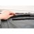 A Velcro strip at the top of the opening for the window seals against moisture.