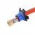 Convenient hand crank for the 1/4 thread so you don't have to use other tools