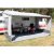 Create an awning tent by adding an additional side wall and a front