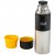 Thermos bottle with two mugs in the lid.