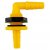 Lilie angled fitting for fresh water tank for caravan and motorhome