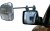 Extra large rear view mirror for caravans. Long arm also fits wider carriages.