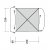 Floor plan for Outwell Pine Hills car tent