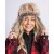 Pinewood Classic Checked Fur Hat Red