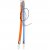 With nylon flex hoses ø 10 mm