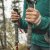 The pole has extra-long handles to allow you to vary your grip depending on the terrain.