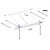 The fittings that hold the legs and arms of the awning in place.