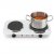 A large and a small plate make the camping stove perfect for camping life.