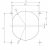 Dimensional sketch for universal socket for caravan and mobile home.