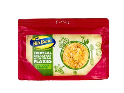 Blue Ribbon freeze dried tropical breakfast for hiking and outdoor activities.