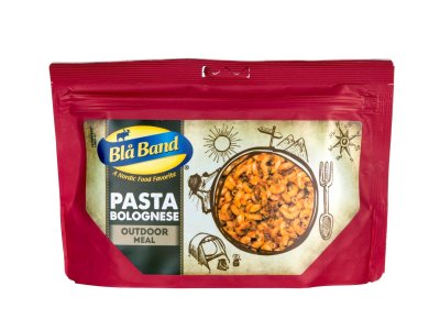 Blue Band Freeze Dried Pasta Bolognese for camping and outdoor activities.