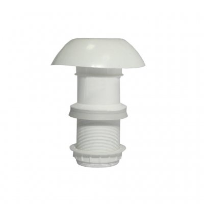 Roof hood for self-traction for caravans and mobile homes. Can be connected to kitchen hood.